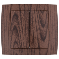 Intrerupator dublu 10A Wenge HAKAN